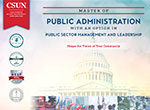 Public Administration: Public Sector Management and Leadership (MPA)